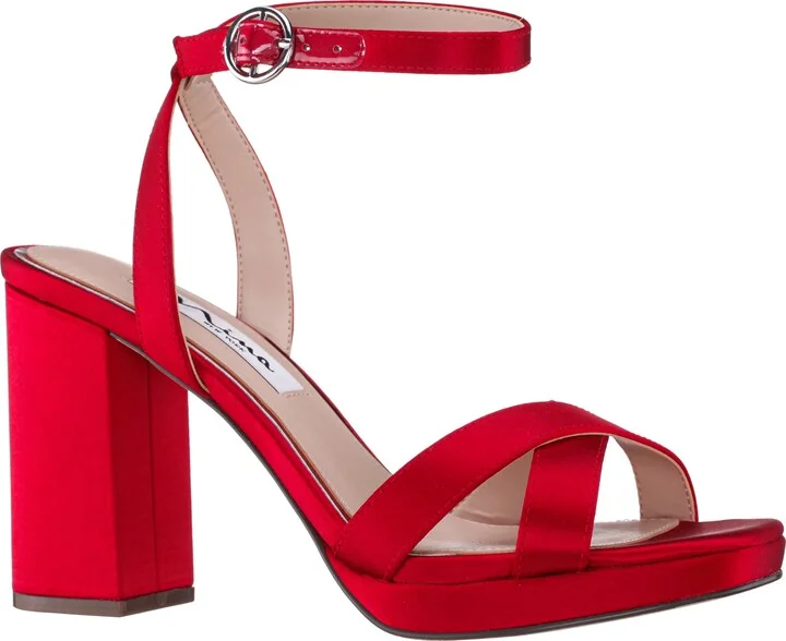 Red Rouge Crystal Satin
