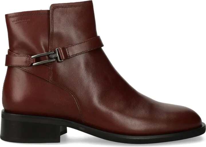Sheila buckle-fastening leather boots