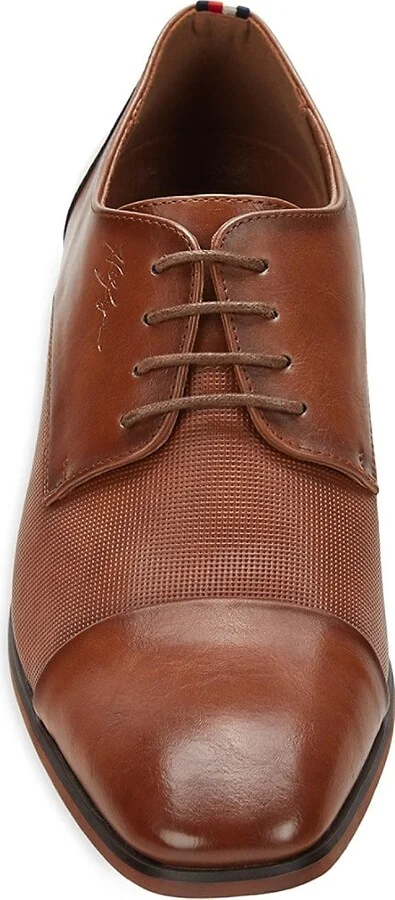 Sheldon Faux Leather Derby Shoes - Image 6