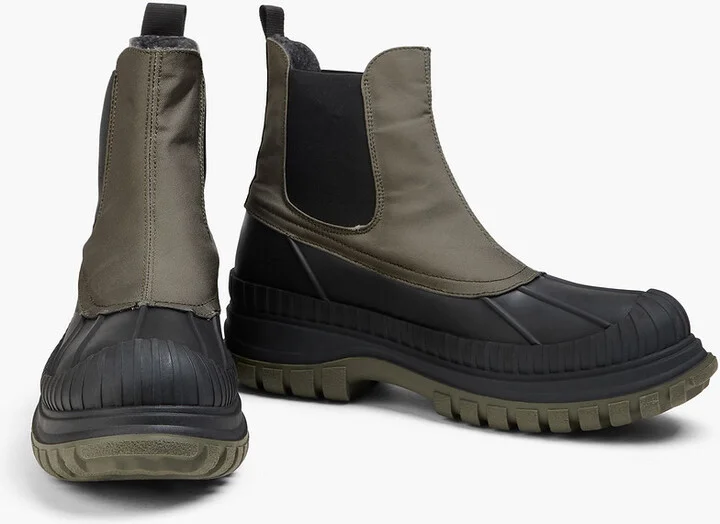 Shell and rubber ankle boots - Image 2