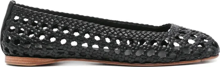 Shell ballet flats