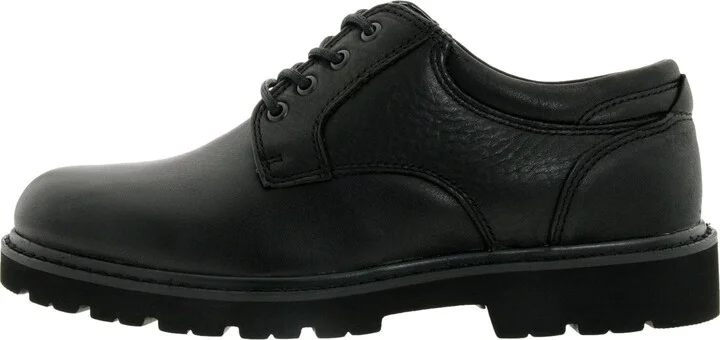 Shelter Plain Toe Black Leather 90-3904 Men's