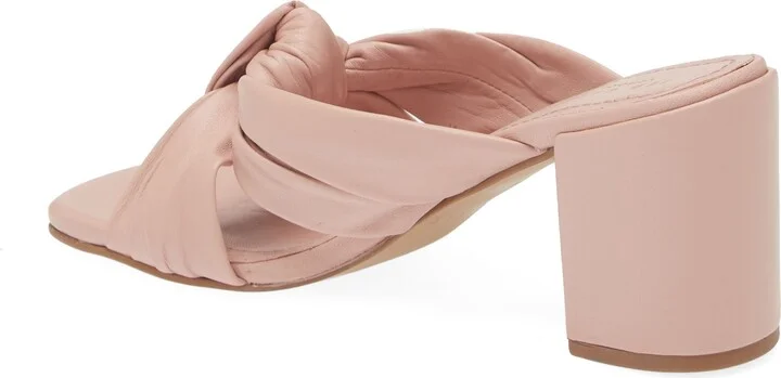 Shennly Knotted Block Heel Slide Sandal - Image 2