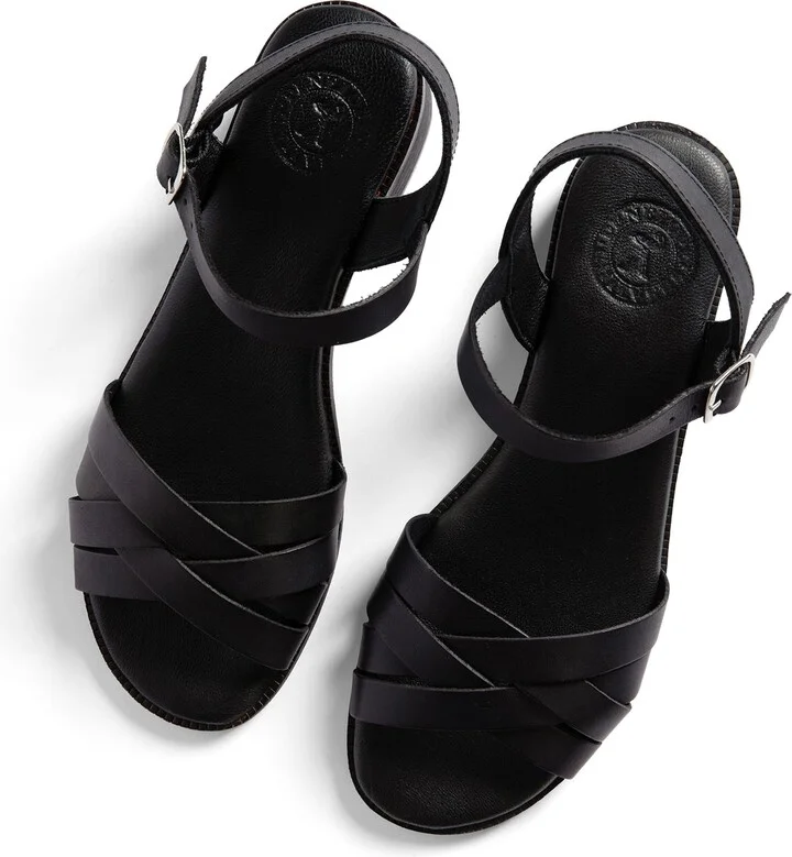 Shepherdess Block Heel Ankle Strap Sandal - Image 3