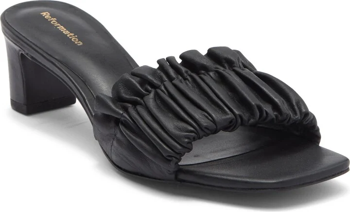 Shereen Ruched Slide Sandal