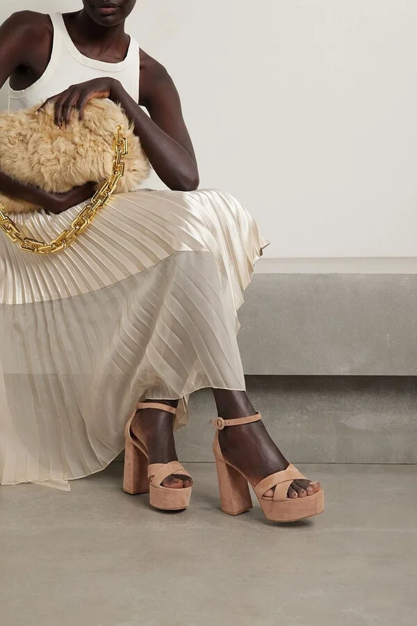 Sheridan 110 suede platform sandals - Image 2
