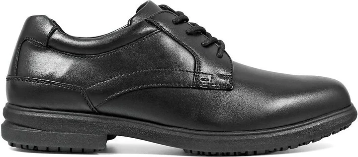 Sherman Slip-Resistant Plain Toe Work Derby - Wide Width Available - Image 3