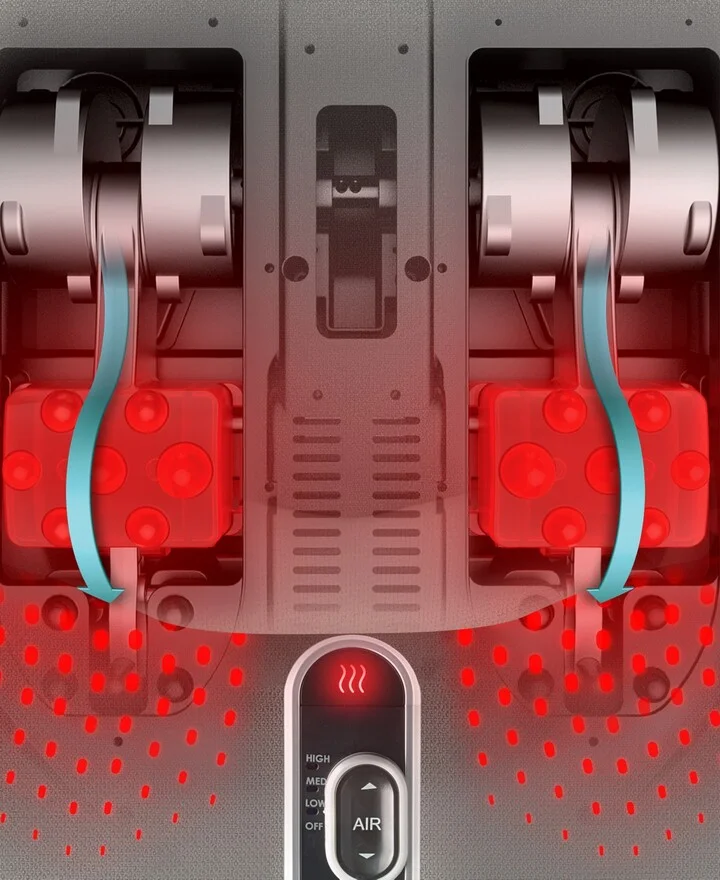 Shiatsu Air Max Foot Massager with Heat - Image 3