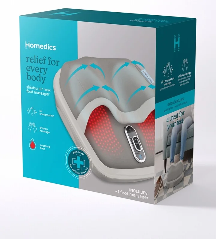 Shiatsu Air Max Foot Massager with Heat - Image 6