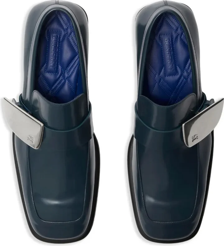 Shield leather loafers - Image 4