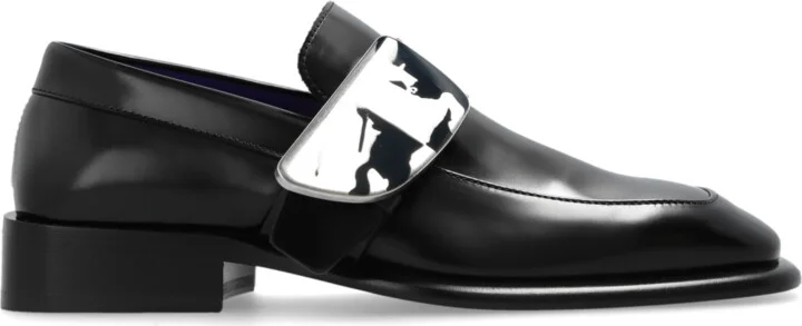 ‘Shield’ Loafers, , - Black