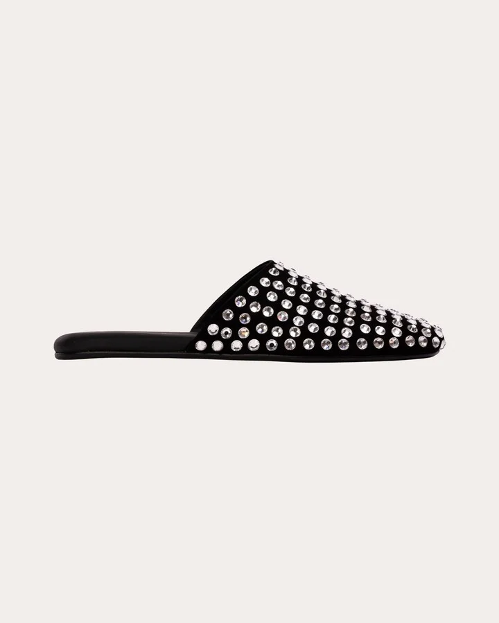Shiloh Embellished Leather Mule