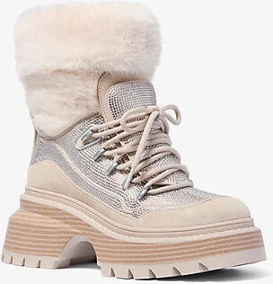 Shiloh Embellished Mixed-Media Boot