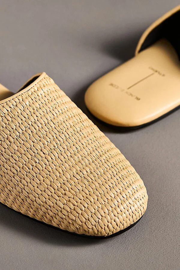 Shiloh Raffia Mule Slides - Image 3