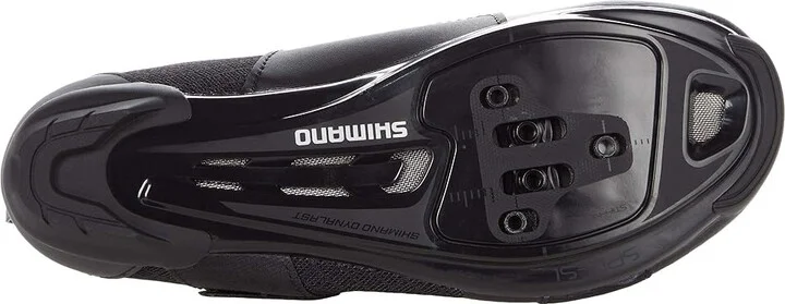 Shimano IC100 Indoor Cycling Shoe Shoes Black : EU 36 (US Men's 3.7 - Women's 5.1) Medium, Textile/Leather - Image 3