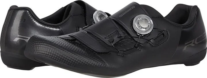 Shimano RC5 Carbon Cycling Shoe Men's Shoes Black : EU 44 (US Men's 9.75) D - Medium, Textile/Synthetic