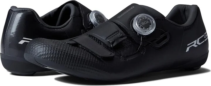 Shimano RC5 Carbon Cycling Shoe Women's Shoes Black : EU 36 (US Women's 5.1) B - Medium, Textile