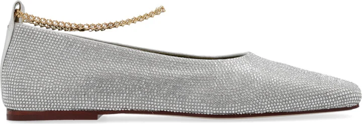 Shimmering 'Augusta' Ballerinas, , - Silver
