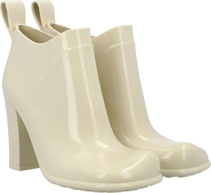 Shine Square Toe Ankle Rain Boots - Image 2