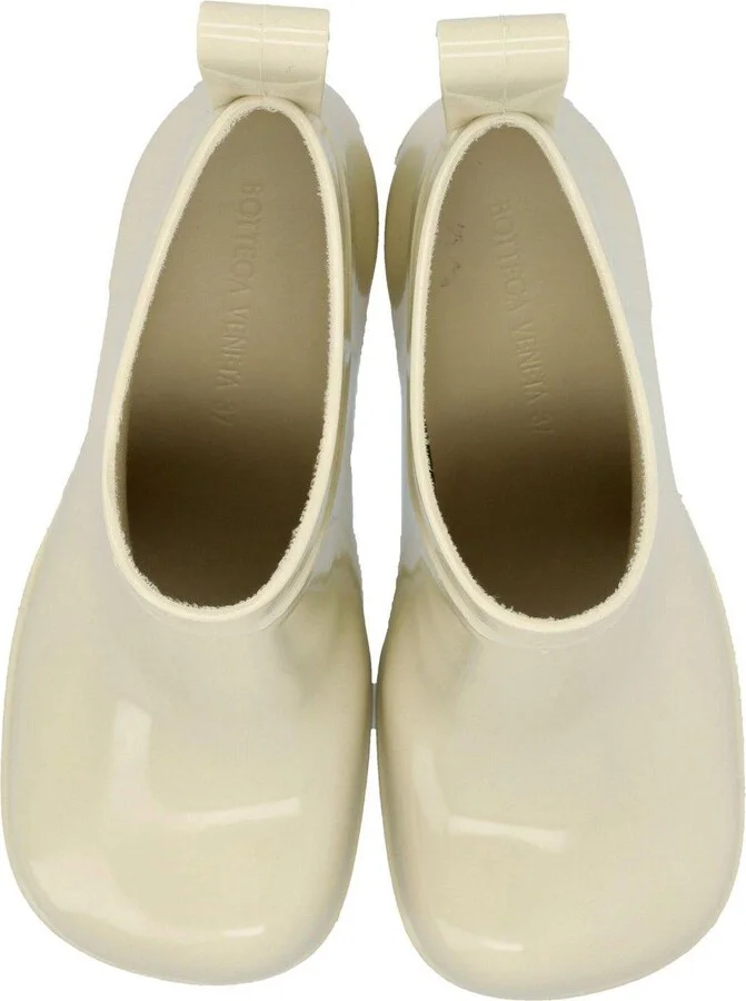 Shine Square Toe Ankle Rain Boots - Image 4