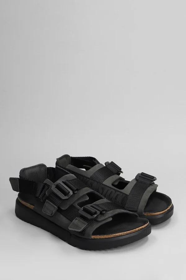 Shinjuku Flats In Black Leather - Image 2