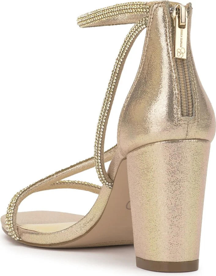Shiny Ankle Strap Sandal - Image 2