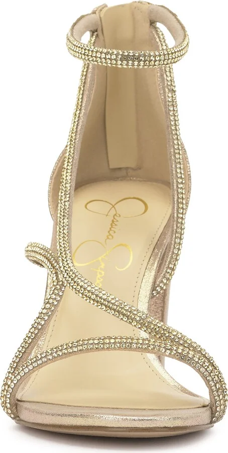 Shiny Ankle Strap Sandal - Image 4