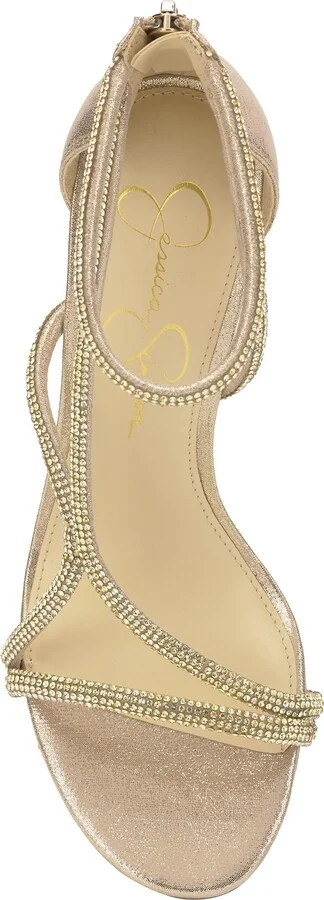 Shiny Ankle Strap Sandal - Image 5