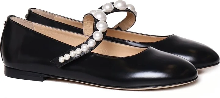 Shiny Calfskin Ballet Flats - Image 2