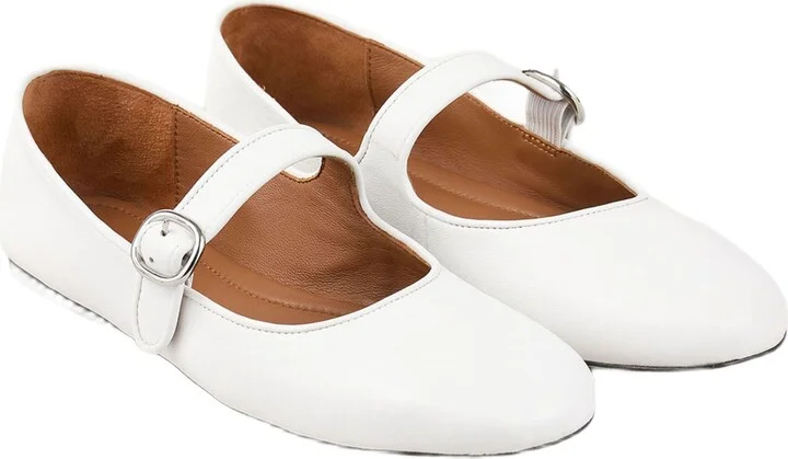 Shiny leather ballet flats - Image 2