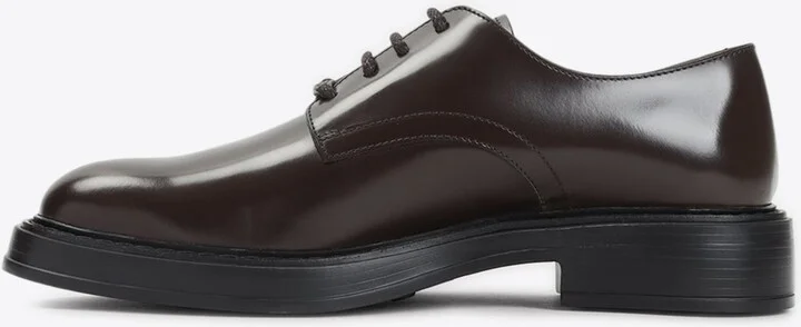 Shiny Leather Derby Shoes - Image 2