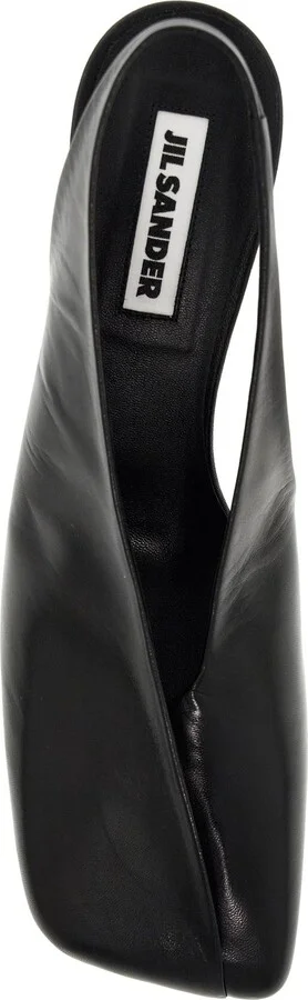 Shiny Leather Slingback Pumps - Image 2