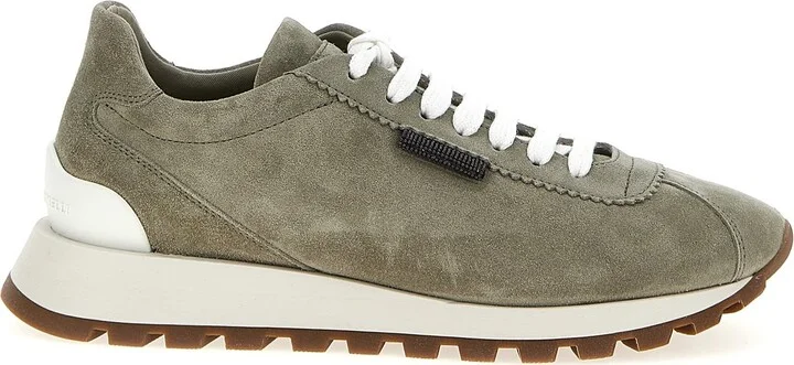 Shiny Tab Sneakers