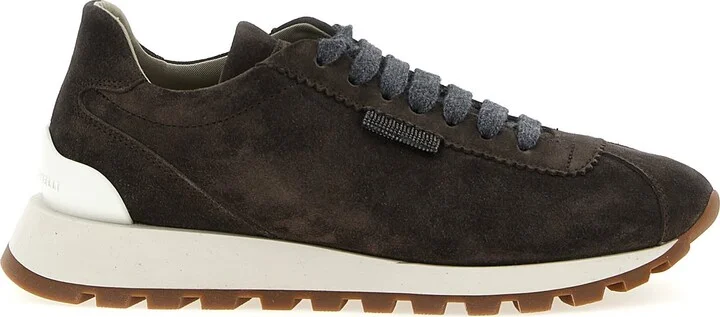 Shiny Tab Sneakers
