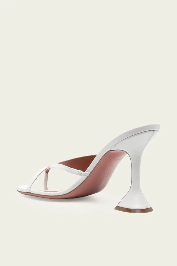 Shiona Slipper 95 in Nappa White - Image 3
