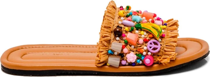 Shipwrecked Beaded Slide Sandal - Image 3