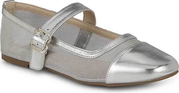 Shira Metallic Ballet Flats - Image 2