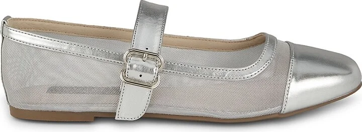 Shira Metallic Ballet Flats