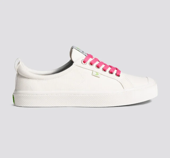 Shoe Lace Classic Pink Lemonade with H Silver Tip - Image 2