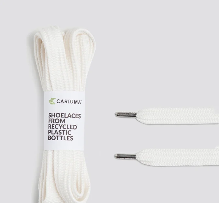 Shoe Lace Wide Off White with H Silver Tip