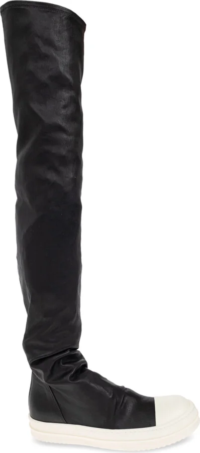 Shoes High Stocking Sneaks, , - Black