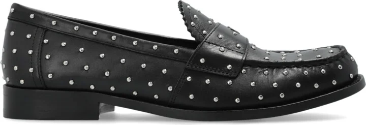 Shoes Lug Type Loafers, , - Black