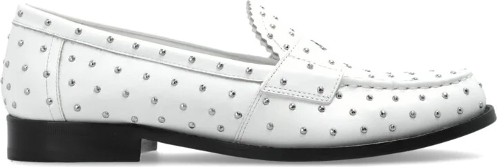 Shoes Lug Type Loafers, , - White