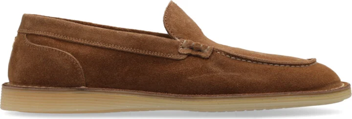 Shoes Of Type Loafers, , - Beige