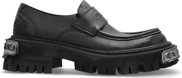 Shoes TRACTOR Type Loafers, , - Black