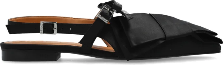 Shoes With A Bow, , - Black