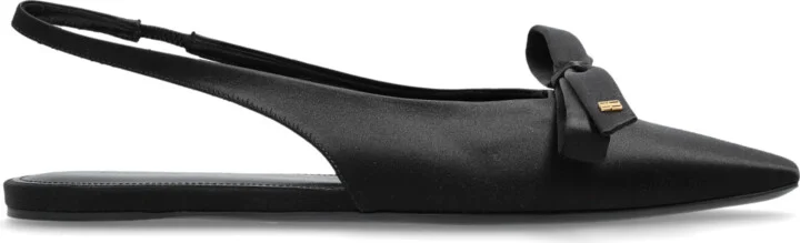 Shoes With A Bow, , - Black