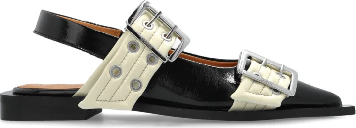 Shoes With Buckles, , - Black