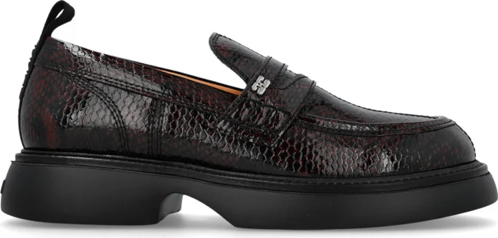 Shoes With Logo, , - Burgundy
