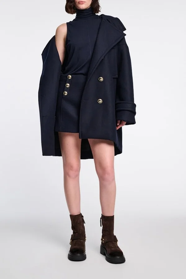 Short waxed suede combat boots with signature D-ring - Image 3
